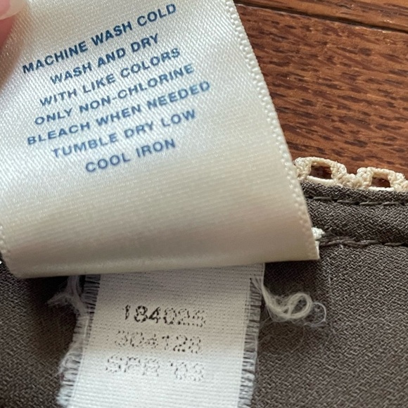 Old Navy Y2K Floral Slip Skirt 10 Fairy Goblincore Whimsical Neutral Dainty Boho - Picture 6 of 9